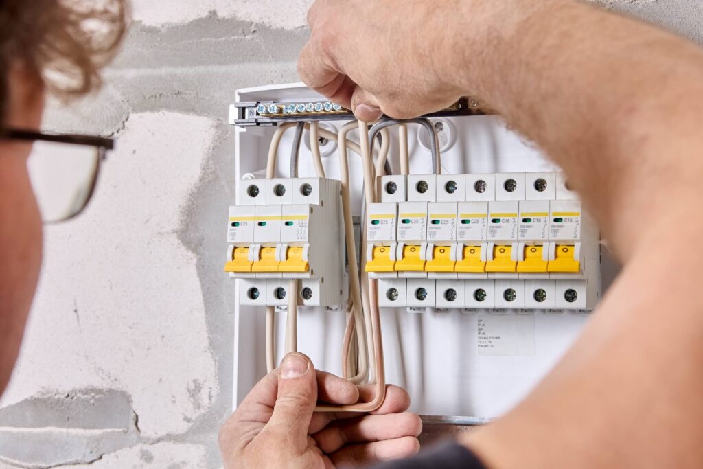 electrical rewiring - Electrician, plumber in Westbury, Trowbridge, Frome. Warminster