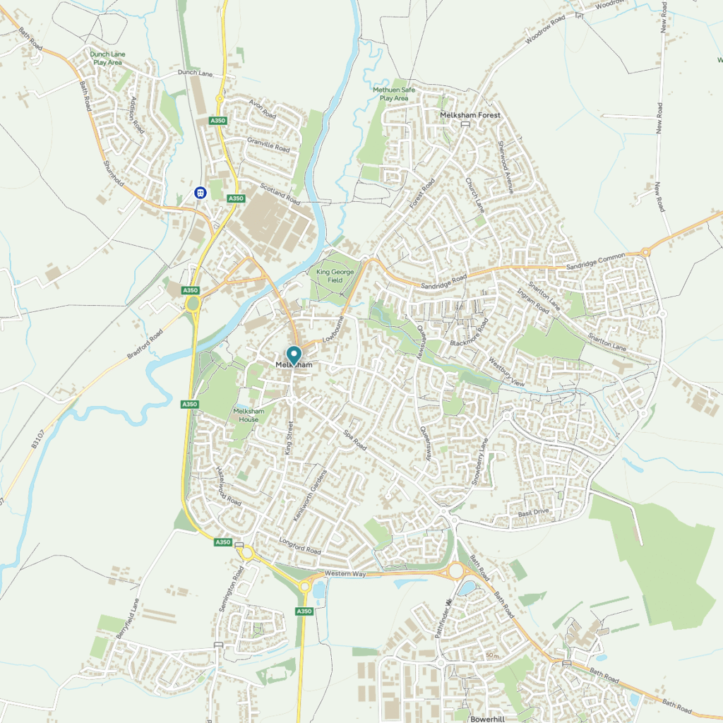 Map of Melksham