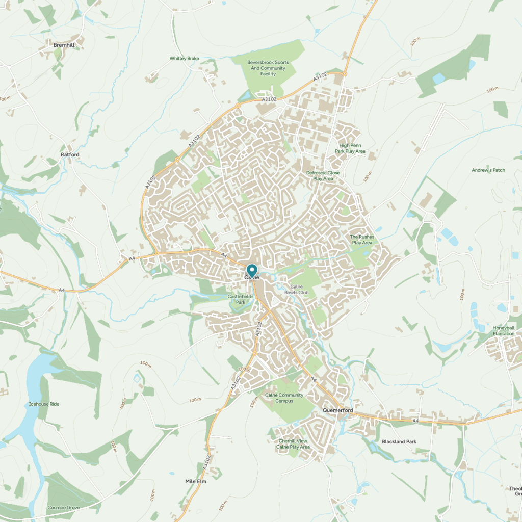 Map of Calne